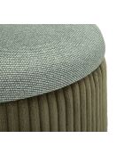 2 grüne Sitzpuffs Bozen mit Stauraum