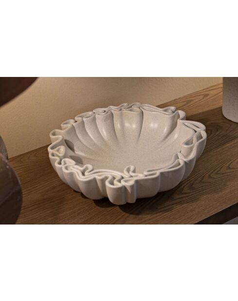 Plateau Stons crème - 30,5x29x7,5 cm