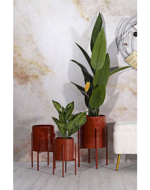 3 rode Archy pannenlappen