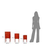 3 rote Archy Topflappen