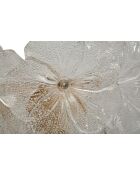 Applique Murale Ibiscus transparente - 33x17x28 cm