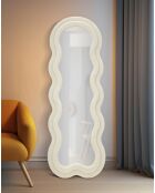 Miroir Teddy Crème - 60x4X160 cm