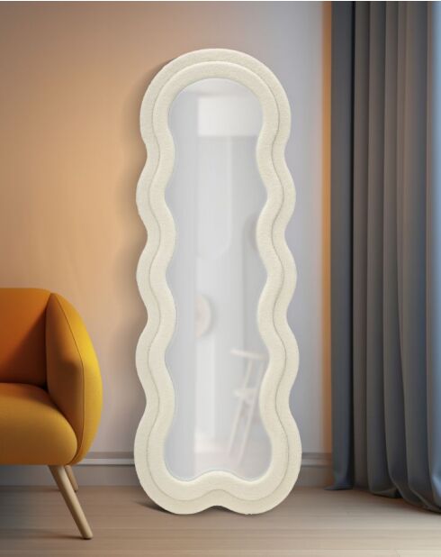 Miroir Teddy Crème - 60x4X160 cm