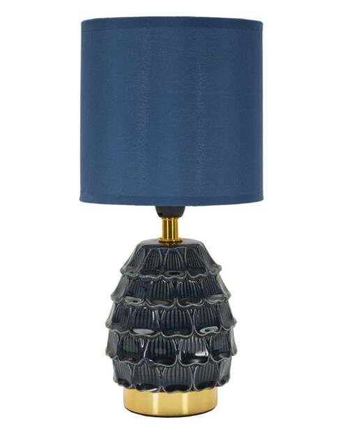 Lampe de table Badside Pigny Bleue - 15x30,5 cm