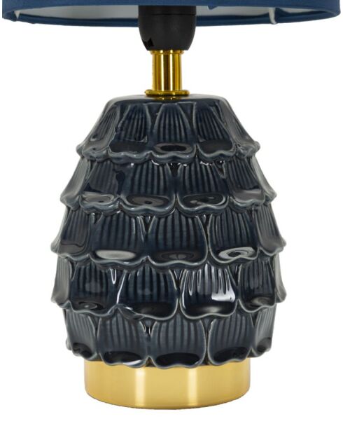 Lampe de table Badside Pigny Bleue - 15x30,5 cm