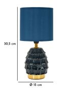 Lampe de table Badside Pigny Bleue - 15x30,5 cm