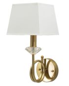 Applique Murale Salzburg dorée - 18x24x40 cm