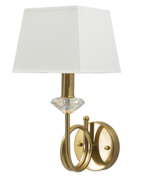 Applique Murale Salzburg dorée - 18x24x40 cm