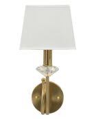 Applique Murale Salzburg dorée - 18x24x40 cm