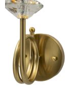 Applique Murale Salzburg dorée - 18x24x40 cm