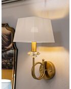 Applique Murale Salzburg dorée - 18x24x40 cm