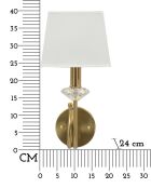 Applique Murale Salzburg dorée - 18x24x40 cm