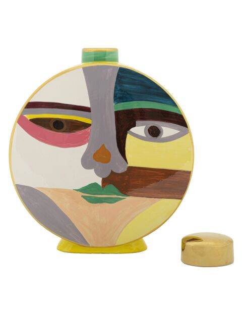 Vase Piccassy multicolore - 28x9X33 cm