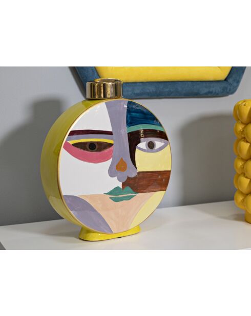 Vase Piccassy multicolore - 28x9X33 cm