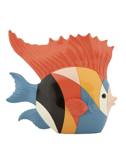 Rúbica de pescado multicolor - 28x8x25 cm