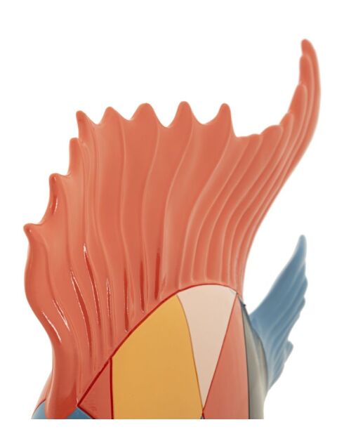 Rúbica de pescado multicolor - 28x8x25 cm