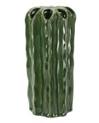 Vase Cactus multi trous vert - 11,5x23,5 cm