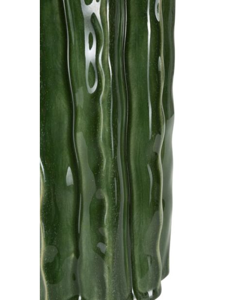 Vase Cactus multi trous vert - 11,5x23,5 cm