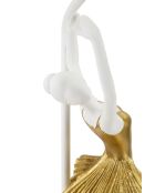 Lampe de table Danseuse doré/blanc - 28x64 cm