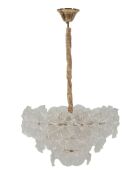 Lustre Ibiscus transparent - 47x30-73 cm