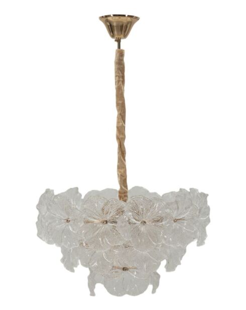 Lustre Ibiscus transparent - 47x30-73 cm