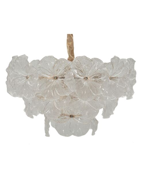 Lustre Ibiscus transparent - 47x30-73 cm