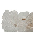 Lustre Ibiscus transparent - 47x30-73 cm