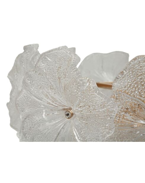 Lustre Ibiscus transparent - 47x30-73 cm