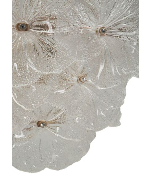 Lustre Ibiscus transparent - 47x30-73 cm