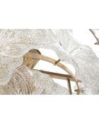 Lustre Ibiscus transparent - 47x30-73 cm