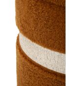 2 Sitzsäcke mit Stauraum aus Plüsch Saint-Moritz Brown