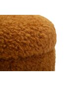 2 Sitzsäcke mit Stauraum aus Plüsch Saint-Moritz Brown