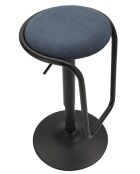 Destiny marineblauwe barkruk met booster - 41x61x83 cm