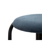 Destiny marineblauwe barkruk met booster - 41x61x83 cm