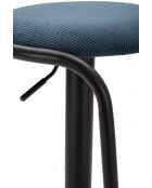 Destiny marineblauwe barkruk met booster - 41x61x83 cm