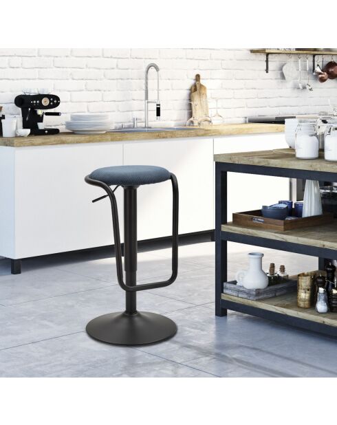 Desstiny Barhocker mit Booster, 41 x 61 x 83 cm, Marineblau