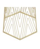 Table d'appoint Lignes dorée - 40x35x80 cm