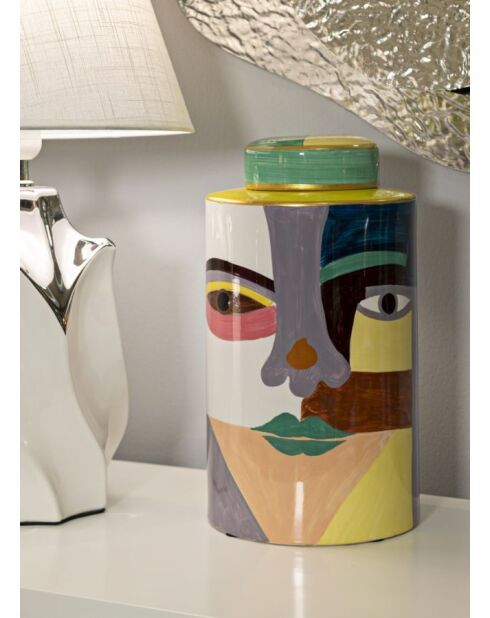 Vase Piccassy multicolore - 19x33 cm
