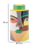 Vase Piccassy multicolore - 19x33 cm