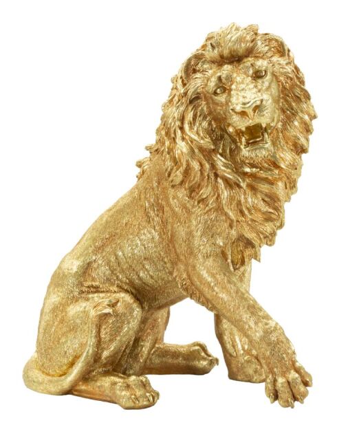 Leone Shant dorato - 45x29x55 cm