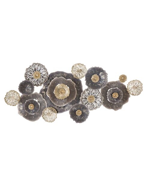 Panneau mural en fer brun - 167,6x7,6x73,5 cm