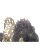 Panneau mural en fer brun - 167,6x7,6x73,5 cm