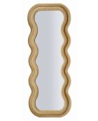 Miroir Emily en Velours Doré - 60x6x160 cm