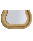 Miroir Emily en Velours Doré - 60x6x160 cm