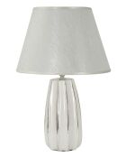 Lampe de table Emmi argentée - 30x45 cm