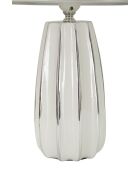 Lampe de table Emmi argentée - 30x45 cm