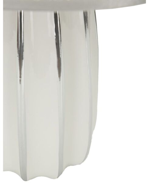 Lampe de table Emmi argentée - 30x45 cm