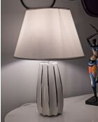 Lampe de table Emmi argentée - 30x45 cm