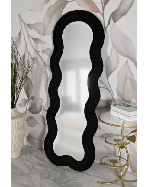 Specchio Teddy Bear nero - 60x4x160 cm