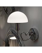 Applique Murale Lovy Argentée - 23x15x22 cm